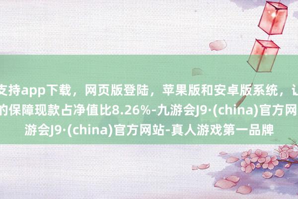 支持app下载，网页版登陆，苹果版和安卓版系统，让您的资金得到最完善的保障现款占净值比8.26%-九游会J9·(china)官方网站-真人游戏第一品牌