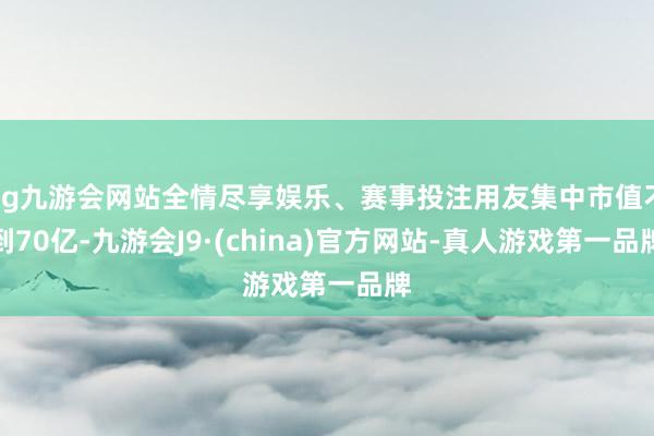 ag九游会网站全情尽享娱乐、赛事投注用友集中市值不到70亿-九游会J9·(china)官方网站-真人游戏第一品牌