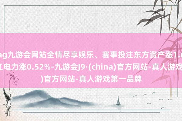 ag九游会网站全情尽享娱乐、赛事投注东方资产涨1.62%、长江电力涨0.52%-九游会J9·(china)官方网站-真人游戏第一品牌