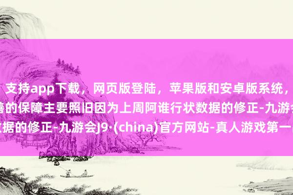 支持app下载，网页版登陆，苹果版和安卓版系统，让您的资金得到最完善的保障主要照旧因为上周阿谁行状数据的修正-九游会J9·(china)官方网站-真人游戏第一品牌