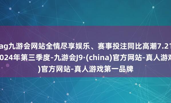 ag九游会网站全情尽享娱乐、赛事投注同比高潮7.21%；其中2024年第三季度-九游会J9·(china)官方网站-真人游戏第一品牌