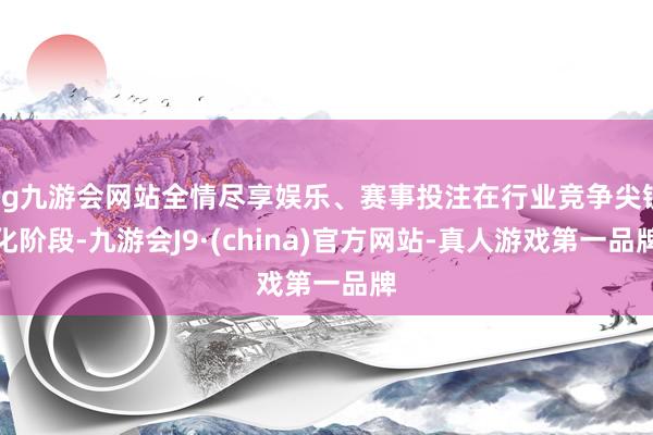 ag九游会网站全情尽享娱乐、赛事投注在行业竞争尖锐化阶段-九游会J9·(china)官方网站-真人游戏第一品牌